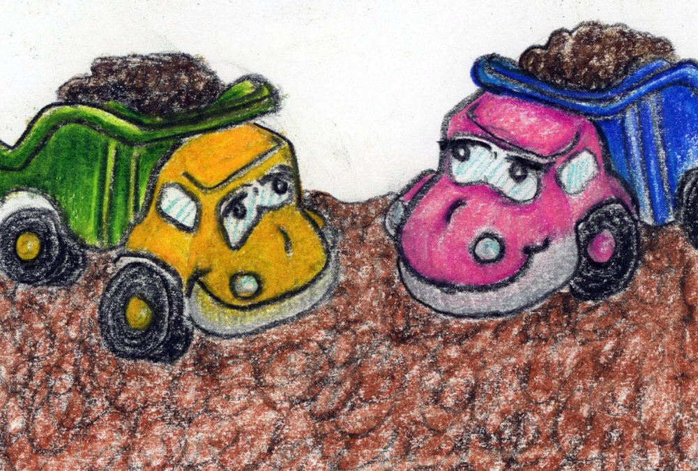 Double Dump Trucks: kids short story and meditation