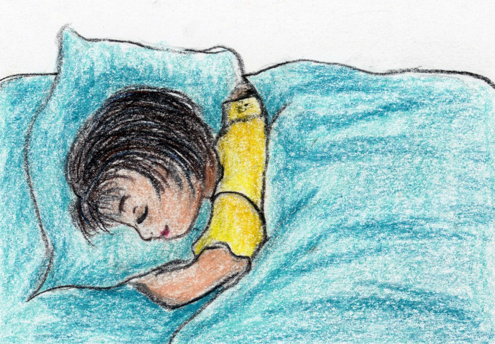 Mia sleeping