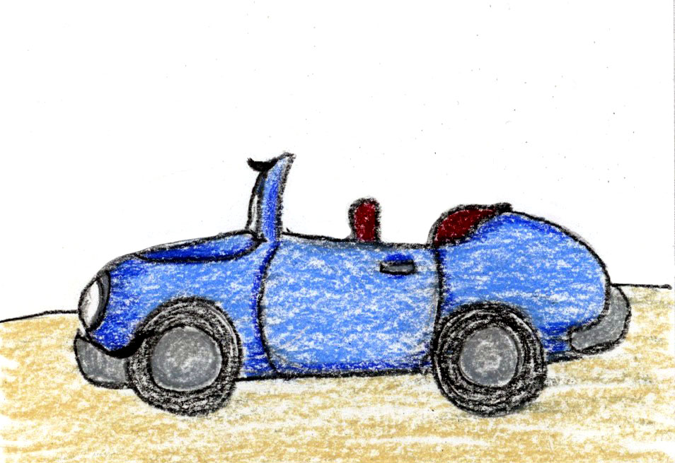 Carmen blue convertible