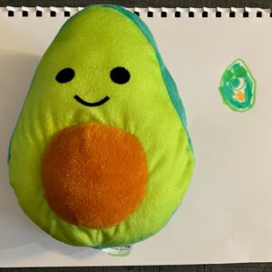 Avocado — Artist: Solomon (Marker and Pigment on paper)