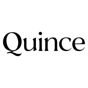 Quince text logo, a Sponsor of Ahway Island